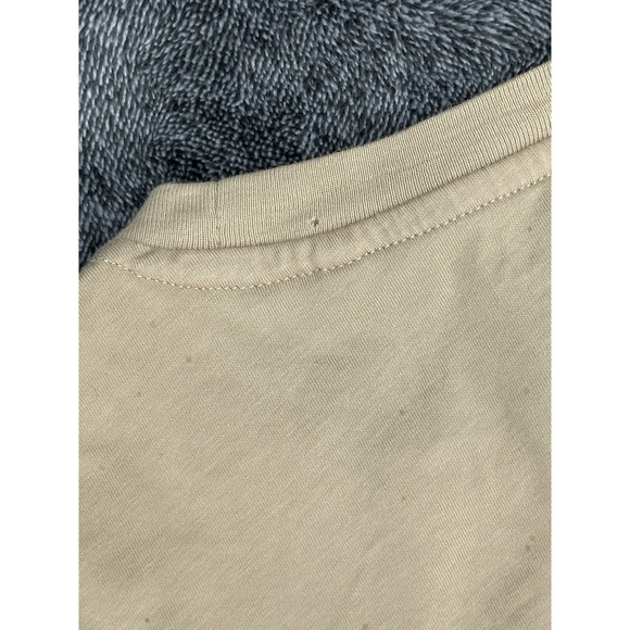 Guess Los Angeles Men's XL Tan Logo T-Shirt Short Sleeve Cotton Tee - Picture 13 of 13